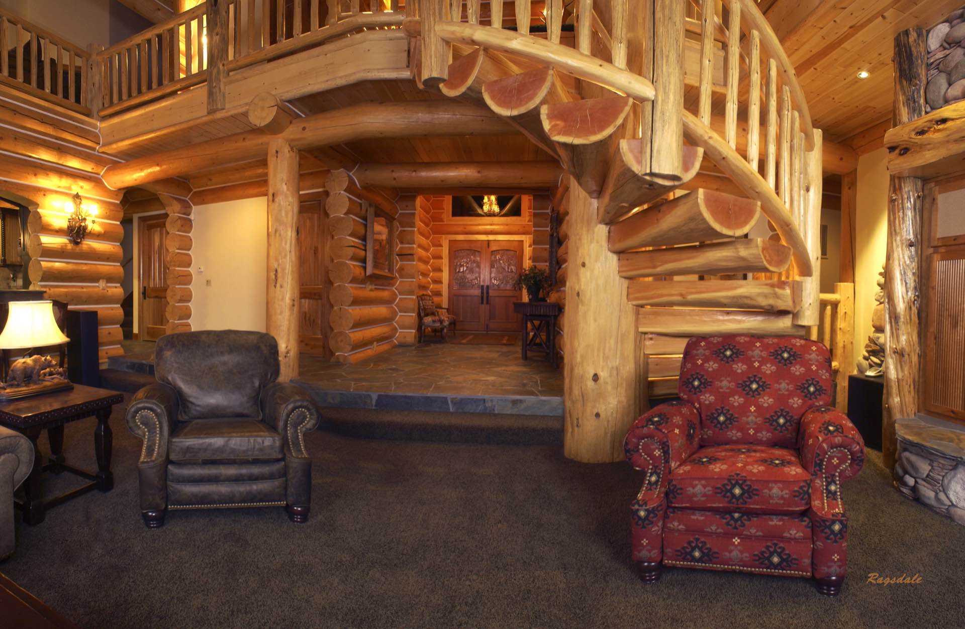 Sierra custom log home photo