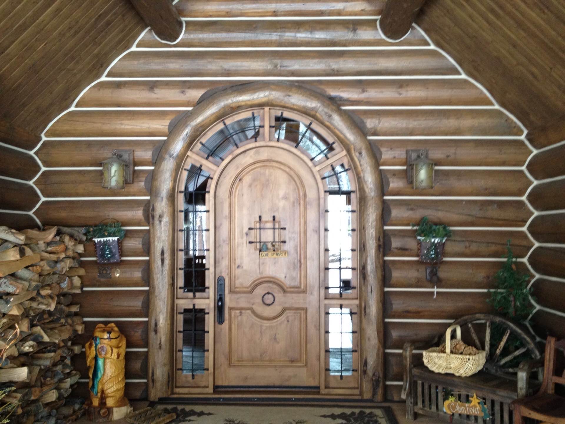 Sierra custom log home photo