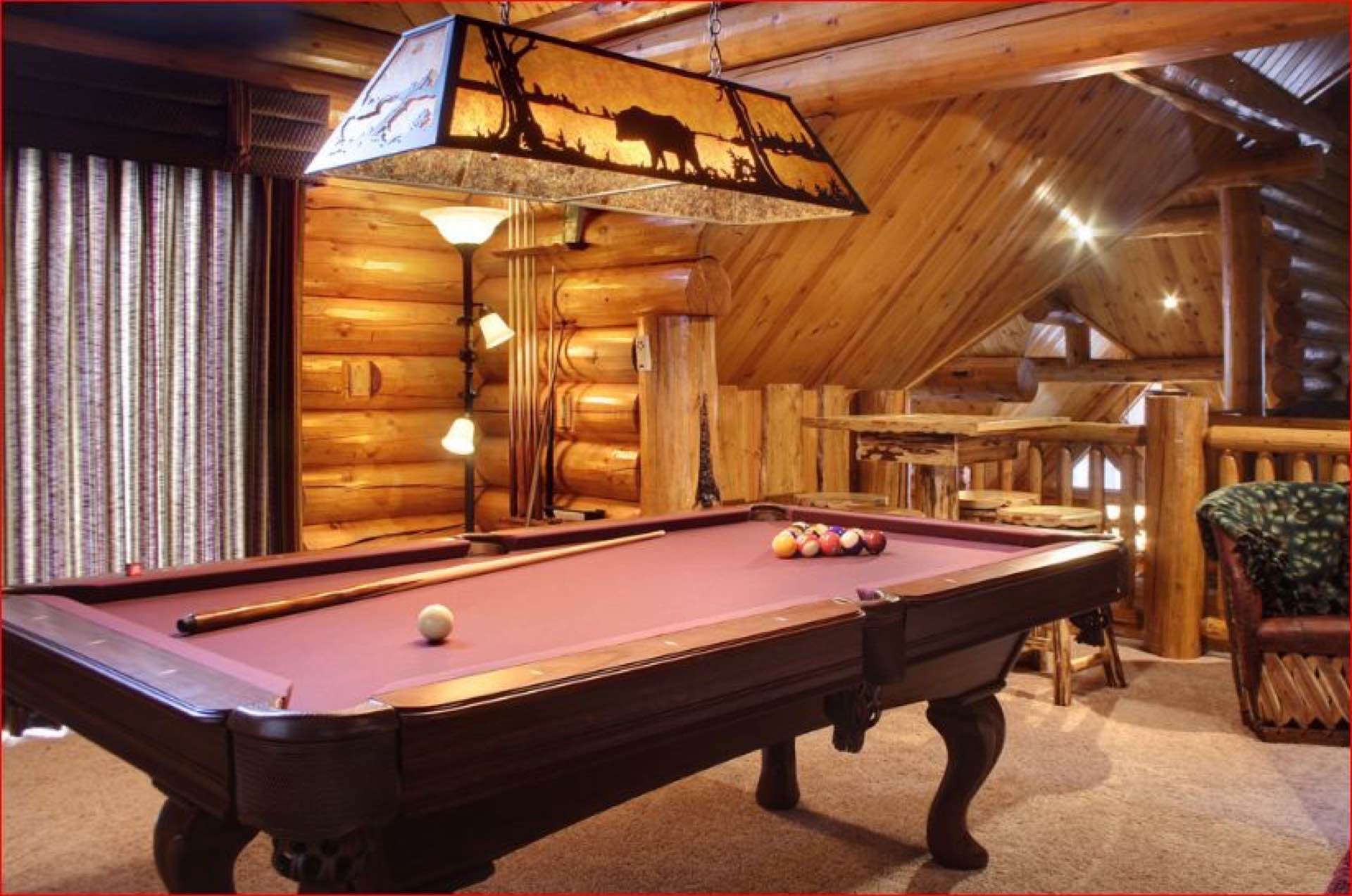 Sierra custom log home photo