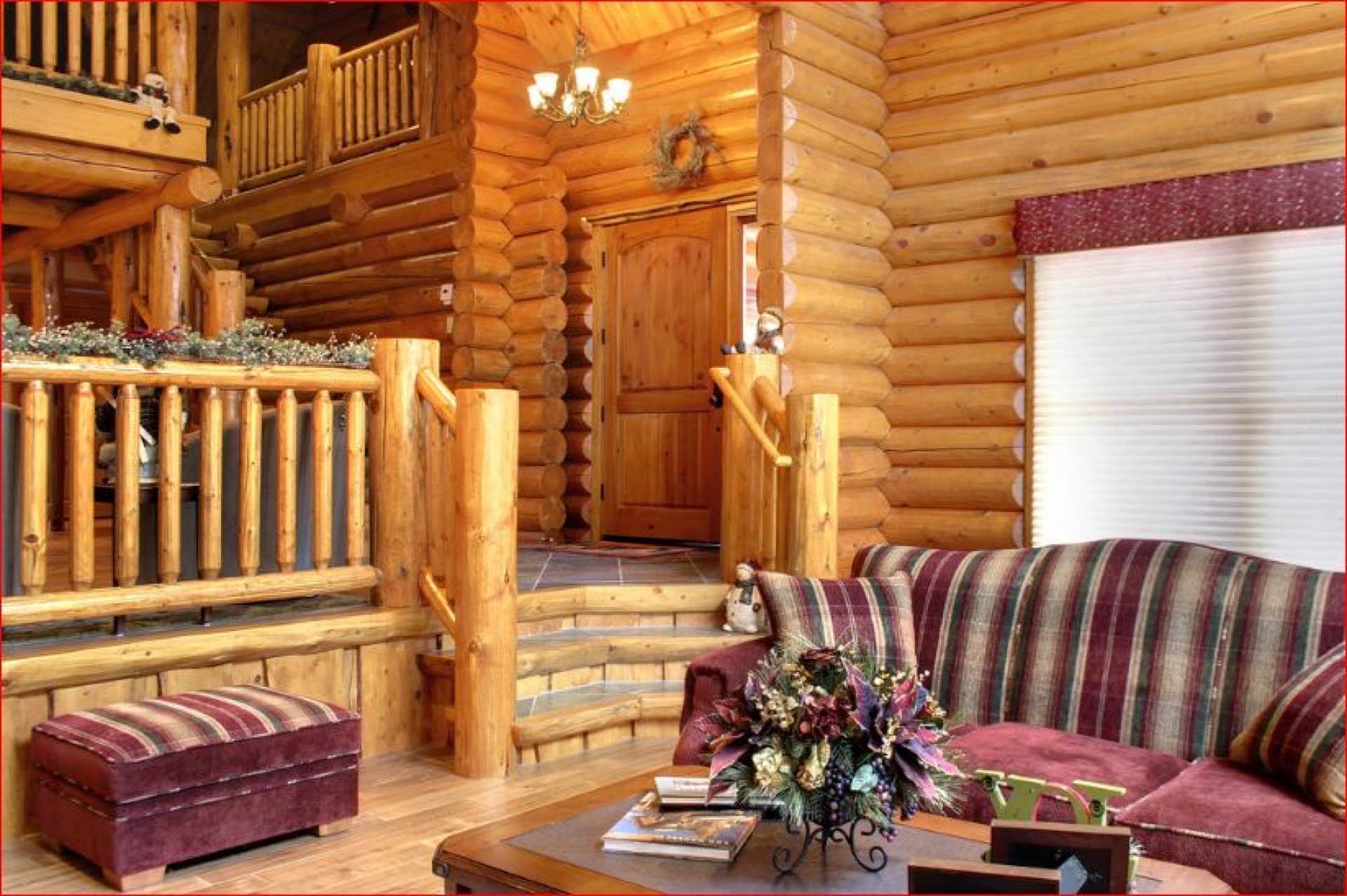 Sierra custom log home photo