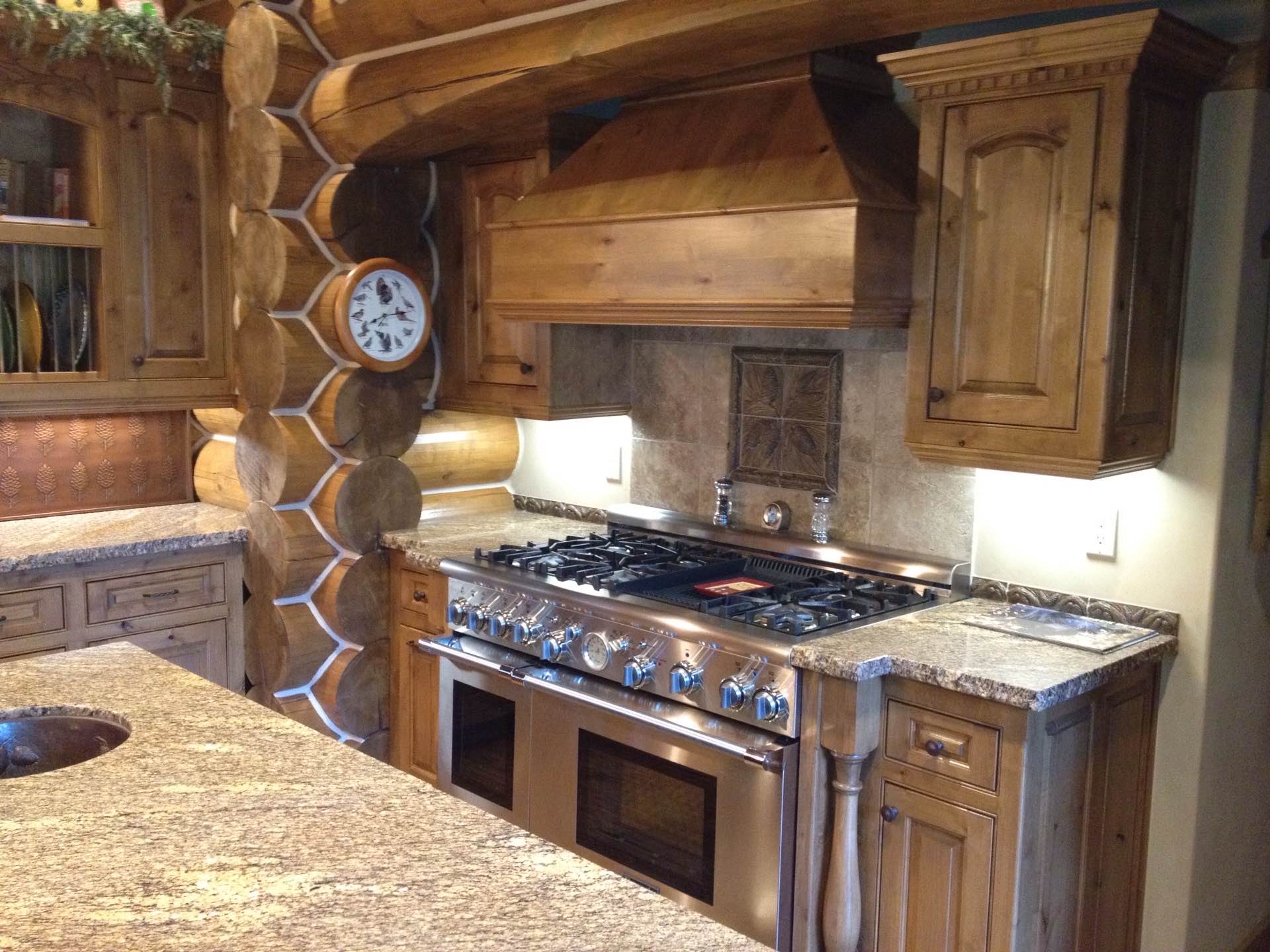 Sierra custom log home photo