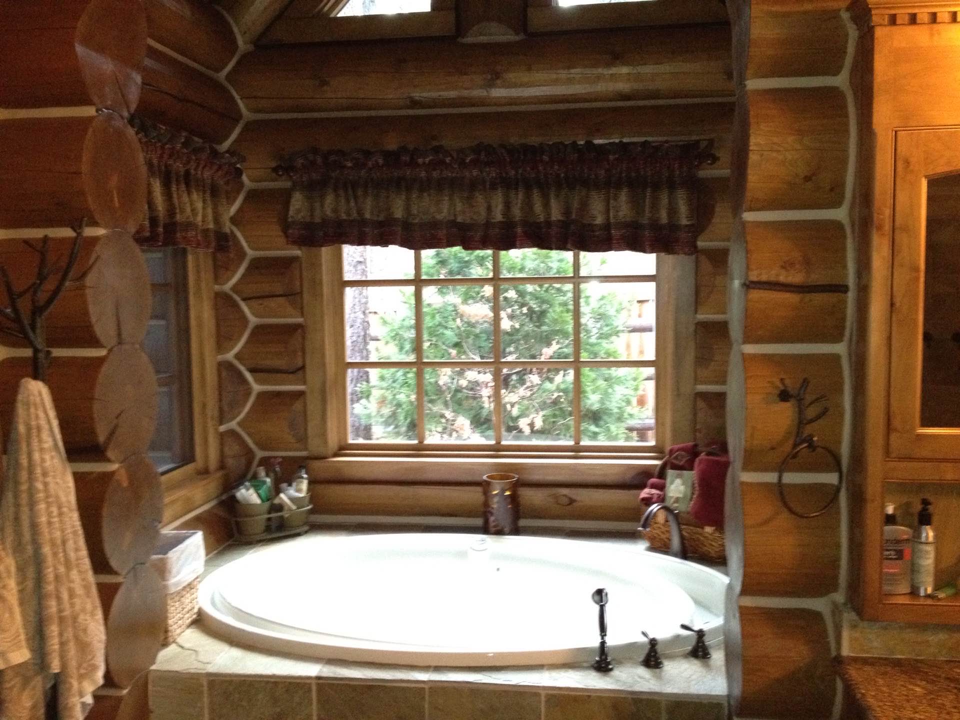 Sierra custom log home photo