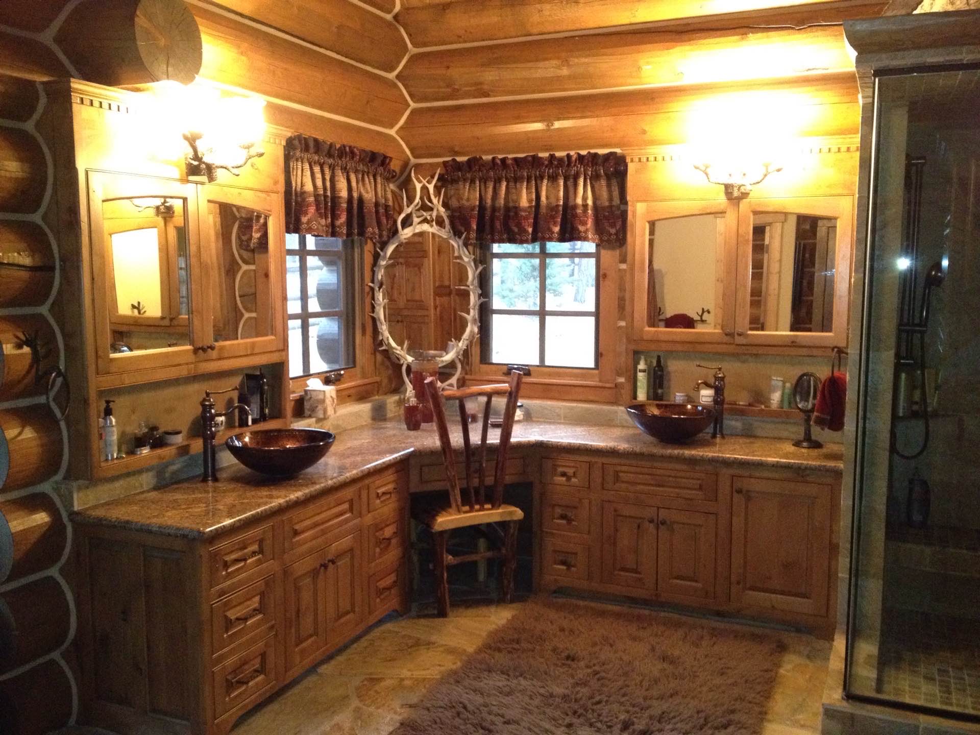 Sierra custom log home photo